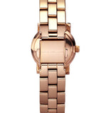 Marc Jacobs Mini Amy White Dial Rose Gold Steel Strap Watch for Women - MBM3078 Authentic Buy Shop Now