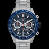 Tag Heuer Carrera Chronograph Blue Dial Silver Steel Strap Watch for Men - CBG2A11.BA0654 Authentic Buy Shop Now