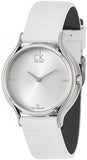 Calvin Klein Skirt White Dial White Leather Strap Watch for Women - K2U231KW Authentic Buy Shop Now