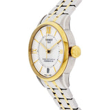 Tissot Chemin Des Tourelles Powermatic 80 Lady Mother of Pearl White Dial Two Tone Steel Strap Watch For Women - T099.207.22.118.00 Authentic Buy Shop Now