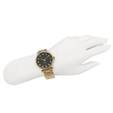 Marc Jacobs Baker Dexter Black Dial Gold Steel Strap Watch for Women - MBM3421 Authentic Buy Shop Now