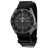 Seiko 5 Sports Automatic Black Dial Black NATO Strap Watch For Men - SRPD79K1 Authentic Buy Shop Now