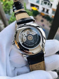 Tissot T Classic Tradition Powermatic 80 Open Heart Silver Dial Brown Leather Strap Watch for Men - T063.907.16.038.00 Authentic Buy Shop Now