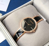 Calvin Klein Seduce Black Dial Two Tone Steel Strap Watch for Women - K4E2NX1S Authentic Buy Shop Now