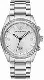 Emporio Armani Classic Silver Dial Silver Steel Strap Watch for Men - AR5894 Authentic Buy Shop Now