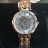 Coach Park Silver Dial Rose Gold Steel Strap Watch for Women - 14503735 Authentic Buy Shop Now