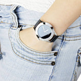 Marc Jacobs Blade Black Dial Black Leather Strap Watch for Women - MBM1205 Authentic Buy Shop Now
