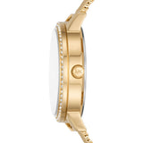 Michael Kors Quartz Crystals Gold Dial Gold Mesh Strap Watch for Women - MKO1011 Authentic Buy Shop Now