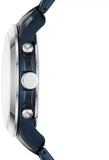 Fossil Grant Chronograph Blue Dial Blue Steel Strap Watch for Men - FS5230 Authentic Buy Shop Now