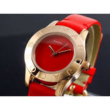 Marc Jacobs Blade Red Dial Red Leather Strap Watch for Women - MBM1204 Authentic Buy Shop Now
