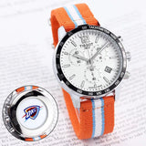 Tissot Quickster Chronograph NBA Oklahoma City Thunder Watch For Men - T095.417.17.037.14 Authentic Buy Shop Now