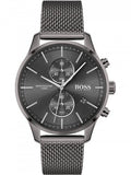 Hugo Boss Associate Grey Dial Grey Mesh Bracelet Watch for Men - 1513870 Authentic Buy Shop Now
