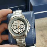 Maserati Successo Chronograph Silver Dial Silver Steel Strap Watch For Men - R8873621004 Authentic Buy Shop Now