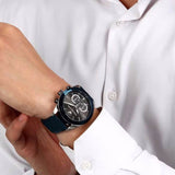 Maserati Traguardo Chronograph Blue Dial Black Silicone Strap Watch For Men - R8871612046 Authentic Buy Shop Now