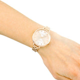 Marc Jacobs Sally Rose Gold Dial Rose Gold Steel Strap Watch for Women - MBM3364 Authentic Buy Shop Now