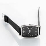 Emporio Armani Epsilon Quartz Black Dial Black Leather Strap Watch For Men - AR2490 Authentic Buy Shop Now