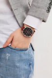 Tommy Hilfiger West Chronograph Grey Dial Brown Leather Strap Watch For Men - 1791710 Authentic Buy Shop Now