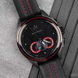Maserati Traguardo Chronograph Black Dial Black Leather Strap Watch for Men - R8871612023 Authentic Buy Shop Now