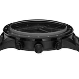 Emporio Armani Mario Chronograph Black Dial Black Steel Strap Watch For Men - AR11242 Authentic Buy Shop Now