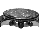 Emporio Armani Diver Chronograph Black Dial Black Silicon Strap Watch For Men - AR11515 Authentic Buy Shop Now