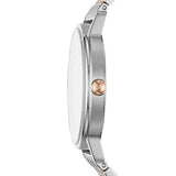 Emporio Armani Kappa Quartz Silver Dial Two Tone Mesh Bracelet Watch For Men - AR11093 Authentic Buy Shop Now
