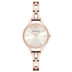 Emporio Armani Aurora Rose Gold Dial Rose Gold Steel Strap Watch for Women - AR11055 Authentic Buy Shop Now