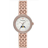 Emporio Armani Rosa Mother of Pearl Dial Rose Gold Steel Strap Watch For Women - AR11462 Authentic Buy Shop Now