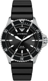 Emporio Armani World Explorer Solar Black Dial Black Silicone Strap Watch for Men - AR11788 Authentic Buy Shop Now