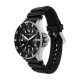 Emporio Armani World Explorer Solar Black Dial Black Silicone Strap Watch for Men - AR11788 Authentic Buy Shop Now
