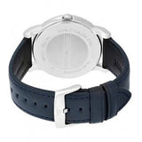 Emporio Armani Classic Quartz Blue Dial Black Leather Strap Watch For Men - AR1731 Authentic Buy Shop Now