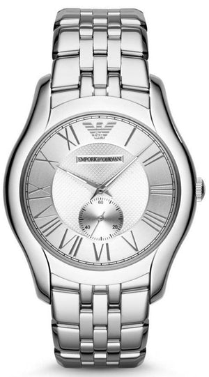 Emporio Armani Classic Quartz Silver Dial Silver Steel Strap Watch For Men - AR1788 Authentic Buy Shop Now