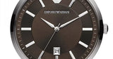 Emporio Armani Renato Classic Brown Dial Brown Leather Strap Watch For Men - AR2413 Authentic Buy Shop Now