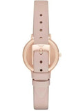 Emporio Armani Kappa White Mother of Pearl Dial Pink Leather Strap Watch For Women - AR2512 Authentic Buy Shop Now