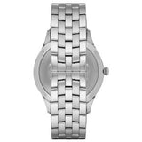 Emporio Armani Kappa Quartz Blue Dial Silver Steel Strap Watch For Men - AR80010 Authentic Buy Shop Now