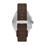 Emporio Armani Claudio Chronograph Brown Dial Brown Leather Strap Watch For Men - AR11482 Authentic Buy Shop Now