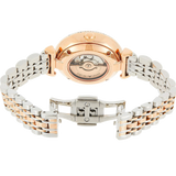 Emporio Armani Gianni T-Bar Analog White Dial Two Tone Steel Strap Watch For Women - AR60019 Authentic Buy Shop Now