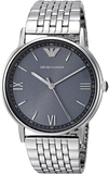 Emporio Armani Kappa Quartz Grey Dial Silver Mesh Bracelet Watch For Men - AR11068 Authentic Buy Shop Now
