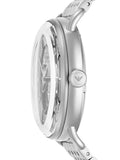 Emporio Armani Aviator Multifunction Blue Dial Silver Mesh Bracelet Watch For Men - AR60024 Authentic Buy Shop Now