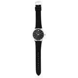 Emporio Armani Luigi Quartz Black Dial Black Leather Strap Watch For Men - AR2500 Authentic Buy Shop Now
