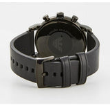 Emporio Armani Dress Chronograph Black Dial Black Leather Strap Watch For Men - AR1918 Authentic Buy Shop Now