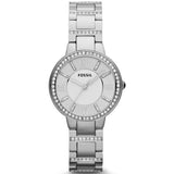 Fossil Virginia Silver Dial Silver Steel Strap Watch for Women - ES3282 Authentic Buy Shop Now