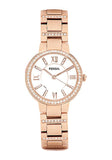 Fossil Virginia White Dial Rose Gold Steel Strap Watch for Women - ES3284 Authentic Buy Shop Now