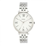 Fossil Jacqueline White Dial Silver Steel Strap Watch for Women - ES3433 Authentic Buy Shop Now