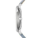 Fossil Jacqueline White Dial Light Blue Leather Strap Watch for Women - ES3821 Authentic Buy Shop Now