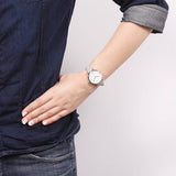 Fossil Jacqueline White Dial Light Blue Leather Strap Watch for Women - ES3821 Authentic Buy Shop Now