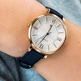 Fossil Jacqueline White Dial Blue Leather Strap Watch for Women - ES3843 Authentic Buy Shop Now