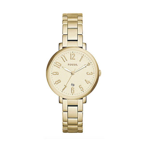 Fossil Jacqueline Gold Dial Gold Steel Strap Watch for Women - ES3971 Authentic Buy Shop Now