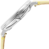 Fossil Jacqueline Three-Hand White Dial Yellow Leather Strap Watch for Women - ES4812 Authentic Buy Shop Now