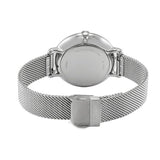 Fossil Jacqueline Three Hand Pink Dial Silver Mesh Strap Watch for Women - ES5089 Authentic Buy Shop Now