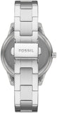 Fossil Stella Sport Multifunction Silver Dial Silver Steel Strap Watch for Women - ES5108 Authentic Buy Shop Now